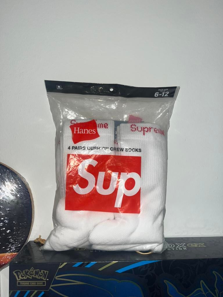Supreme sokken, Vêtements | Hommes, Chaussettes & Bas, Enlèvement ou Envoi, Neuf, Autres tailles, Blanc
