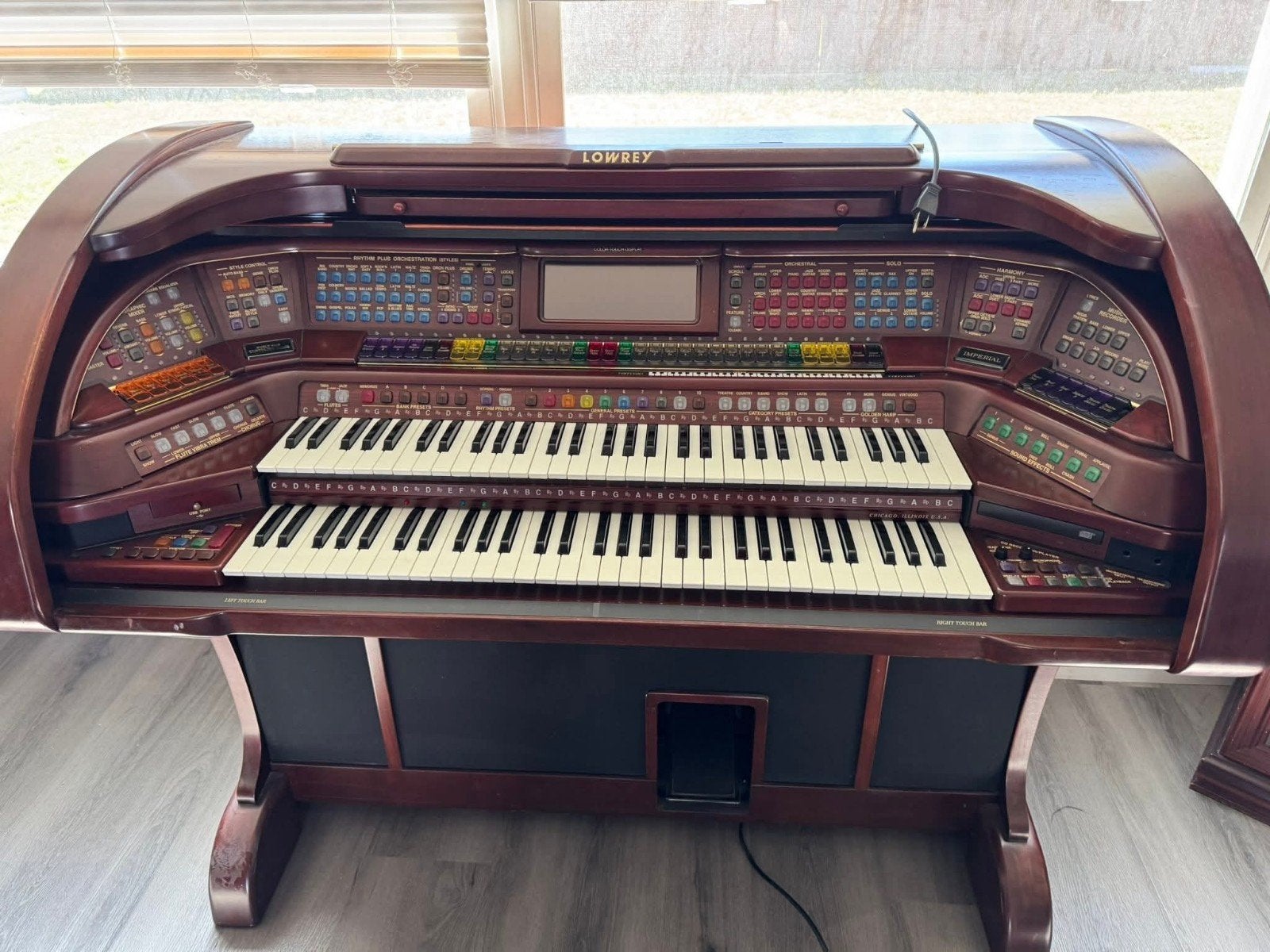 lowery orgel, Ophalen, 2 klavieren, Orgel