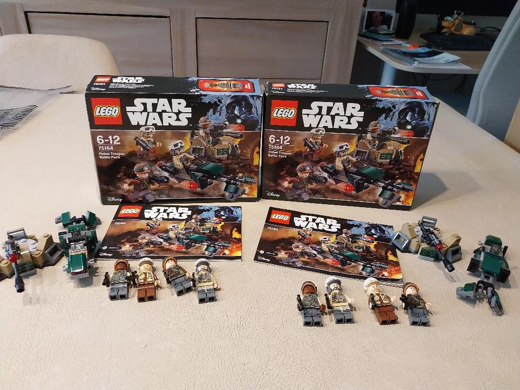 2X lego star wars 75164 Rebel Trooper Battle Pack, Star Wars, Lego, Ophalen of Verzenden, Zo goed als nieuw