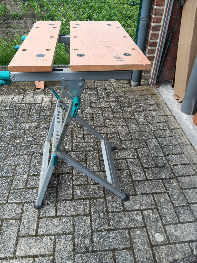 Werkbank Wolfcraft, Ophalen, Zo goed als nieuw, 70 tot 120 cm, Bankschroef