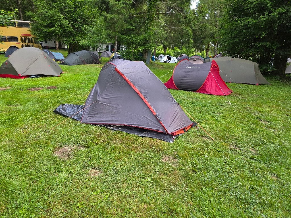 Trekkerstent één persoon, Caravans en Kamperen, Ophalen, Zo goed als nieuw, Tot en met 2