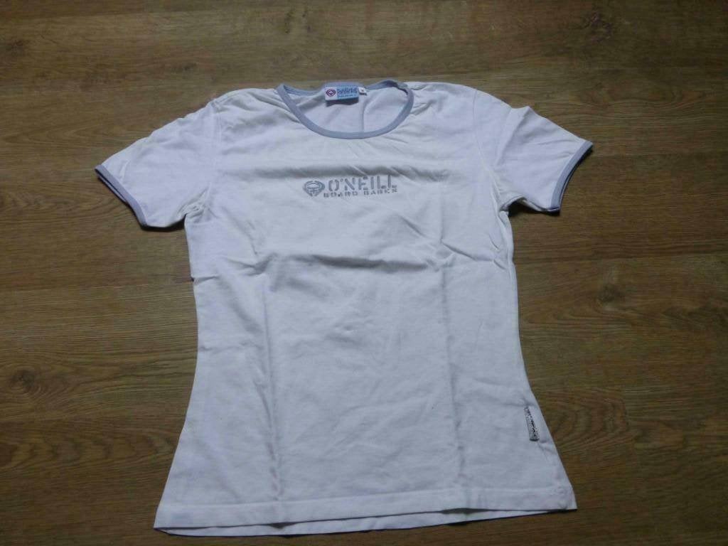 witte sport t-shirt O'Neill maat Smal - medium, Kleding | Dames, Wit, Ophalen of Verzenden, Fitness of Aerobics, Maat 36 (S)