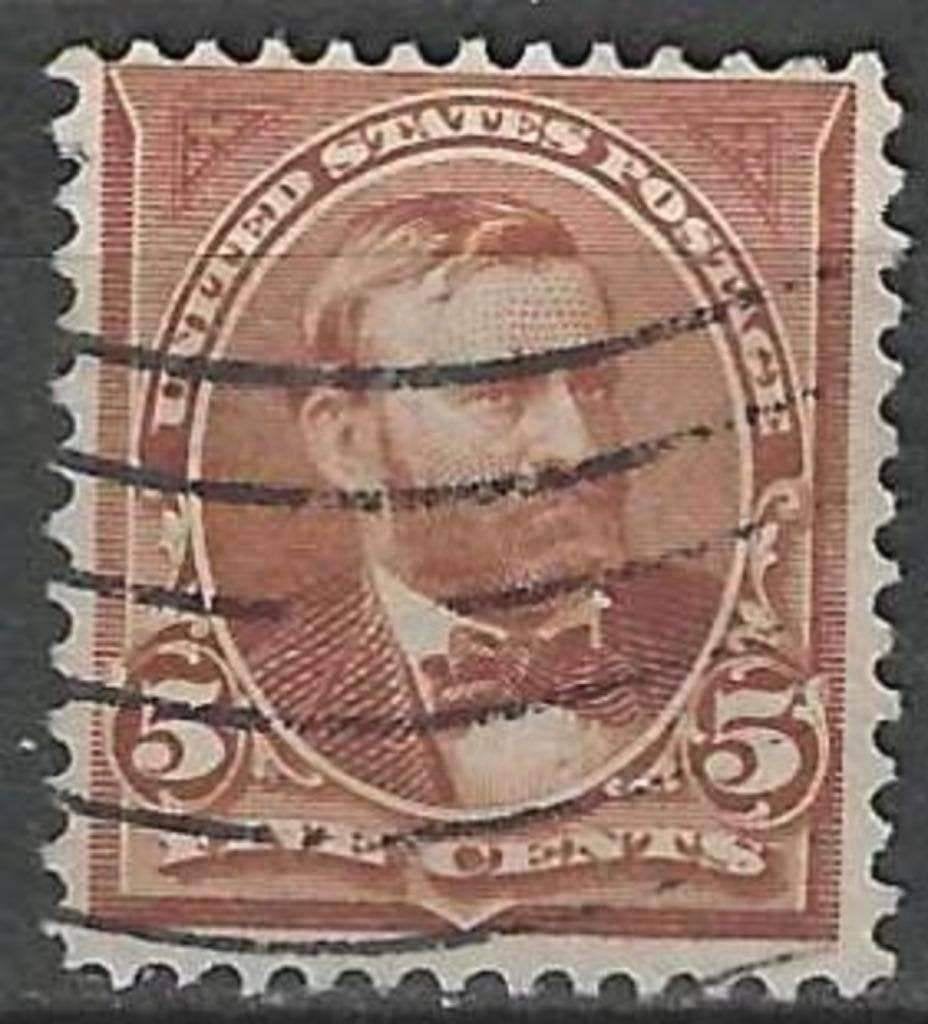 USA 1895 - Yvert 114 - Ulysses S. Grant (ST), Verzenden, Gestempeld