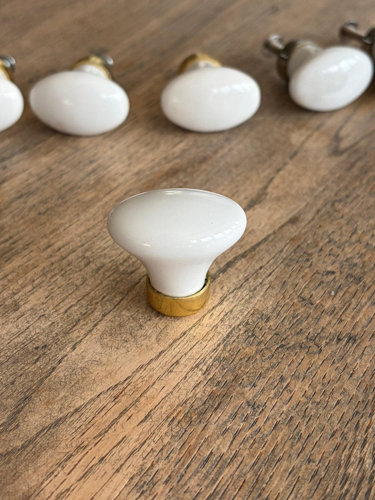 Boutons de portes en porcelaine, Ophalen, Vintage, Gebruikt, Overige materialen
