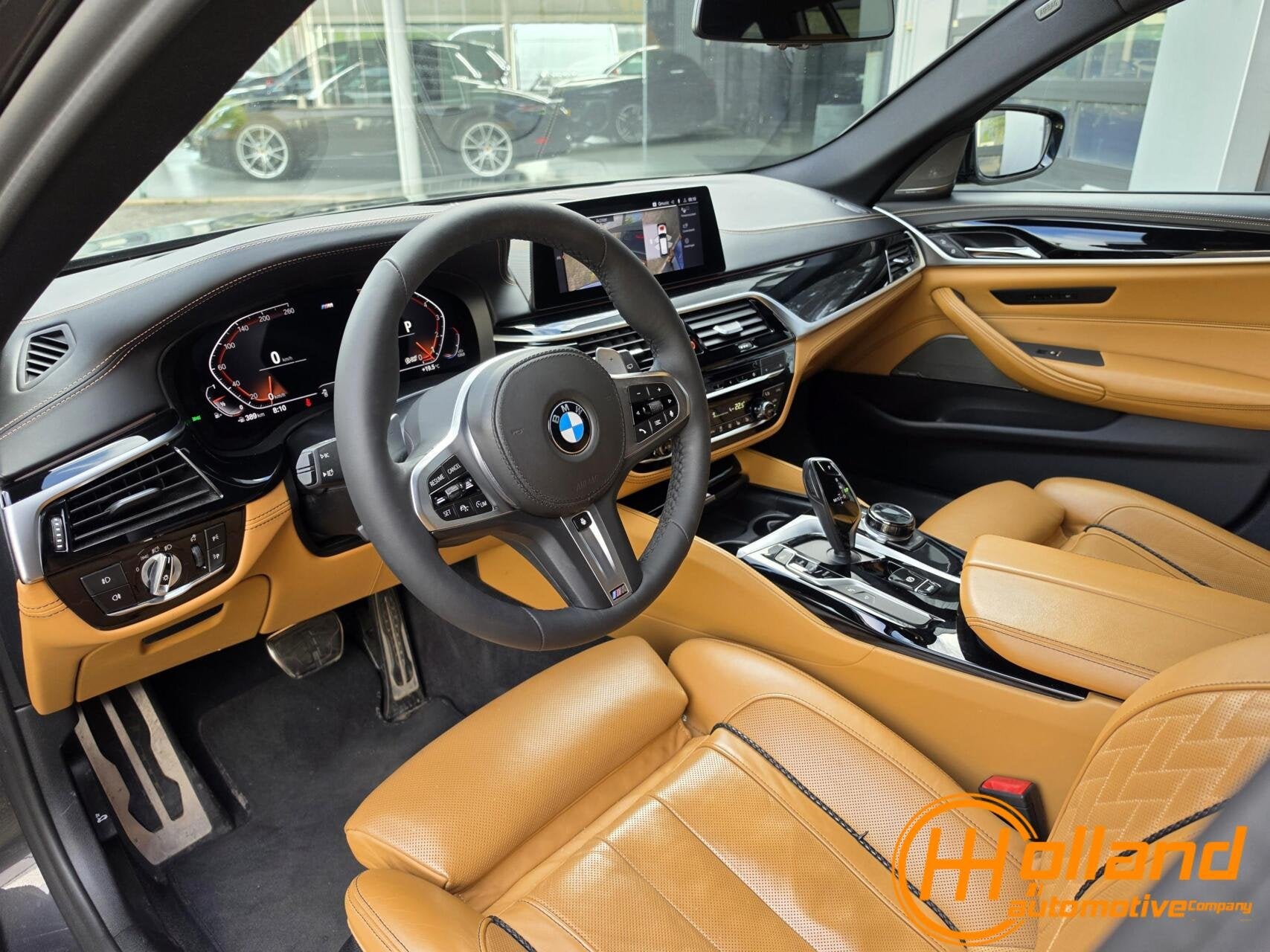 BMW 5-serie Touring 540i xDrive |M SPORT|PANO|MEMORY|H&K|VOL, Autos, BMW, Cuir, Argent ou Gris, Euro 6, Entreprise