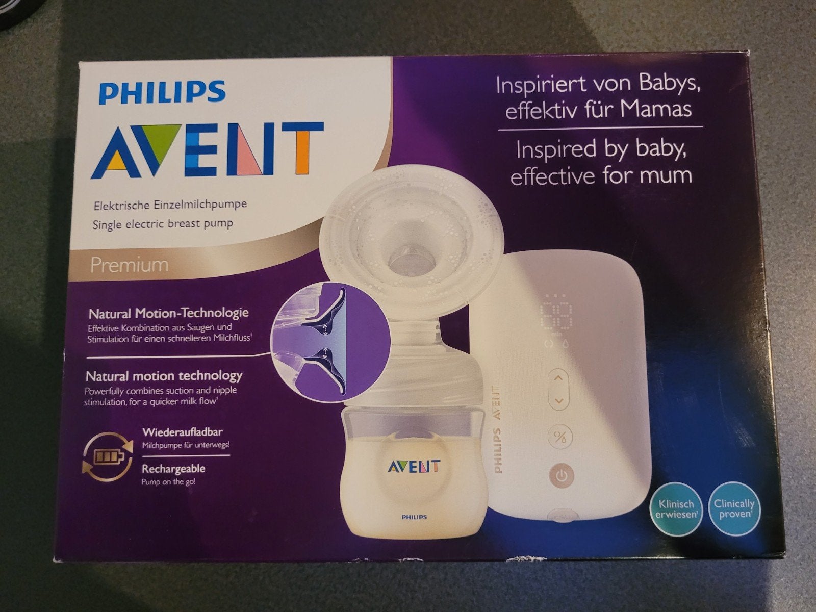 Philips avent elektrische borstkolf, Kinderen en Baby's, Babyvoeding en Toebehoren, Gebruikt, Draadloos, Borstkolf, Philips Avent