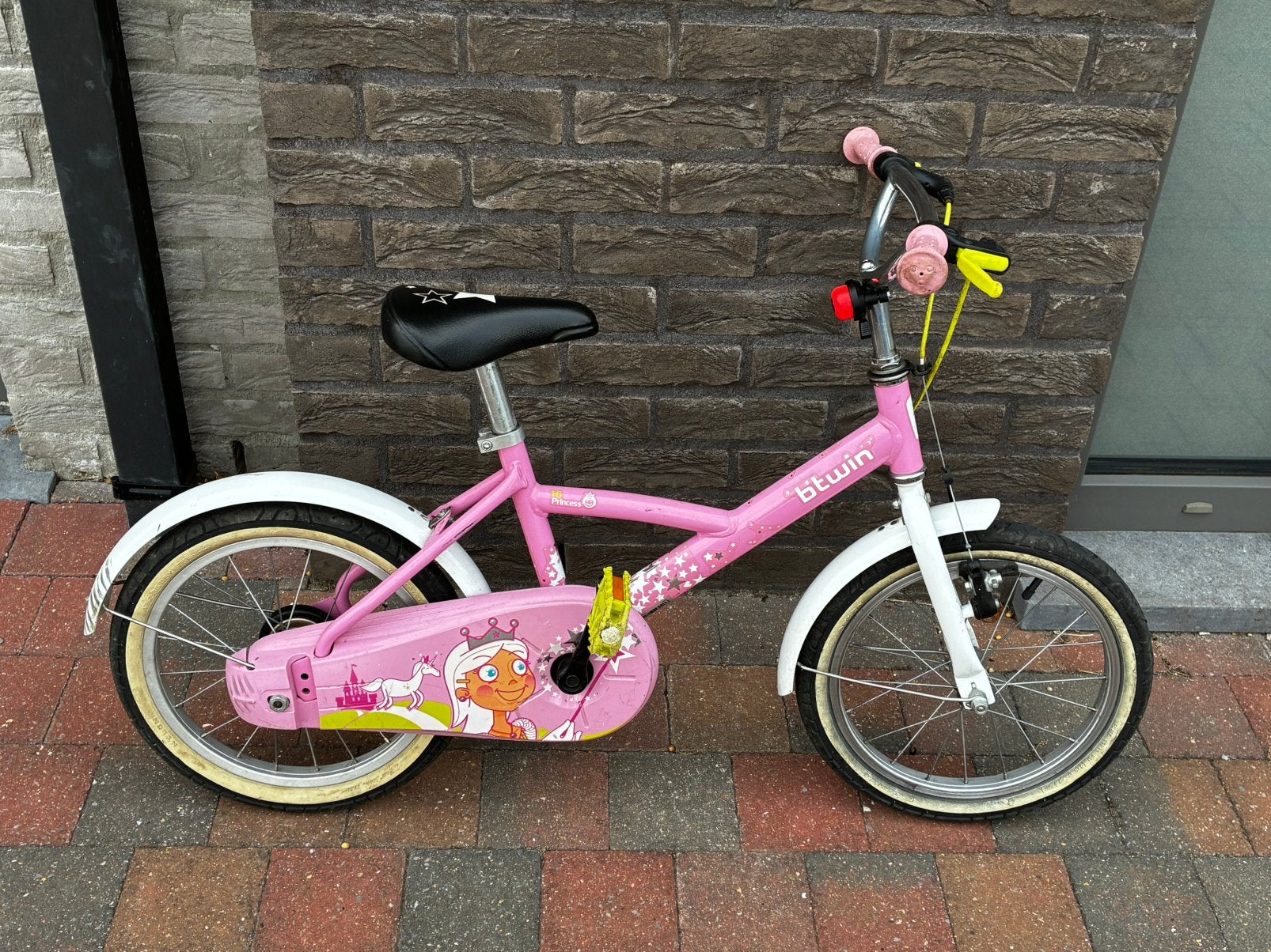 Velo fille 16 pouces (4 à 6 ans), Ophalen, Gebruikt