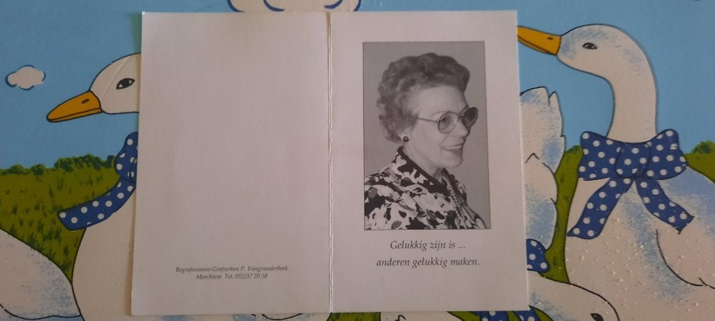 bidprentje Barones, Verzamelen, Bidprentjes en Rouwkaarten, Ophalen of Verzenden, Bidprentje