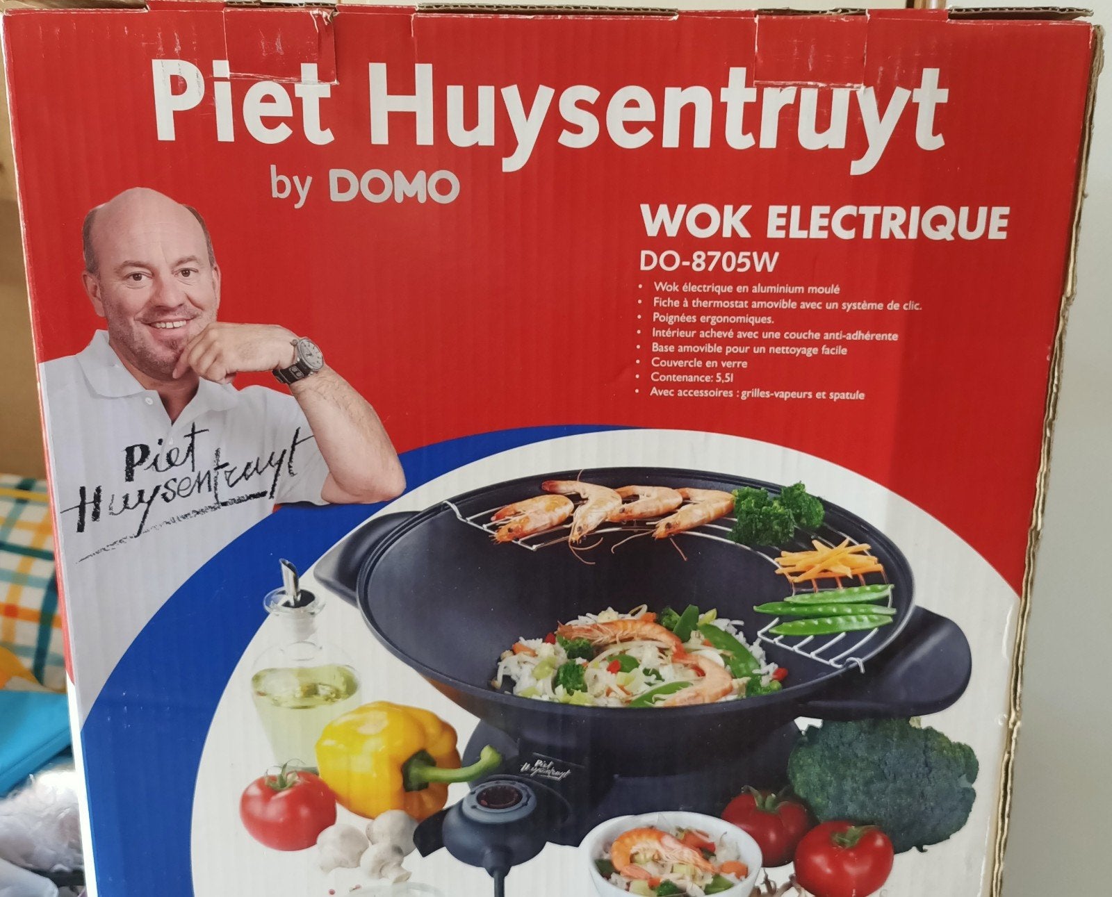 Elektrische wok, Ophalen