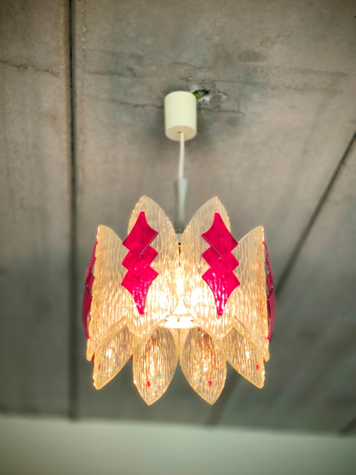 Lampe suspendue Marbach Leuchten , année 1960, Maison & Meubles, Lampes | Suspensions, Enlèvement ou Envoi, Utilisé