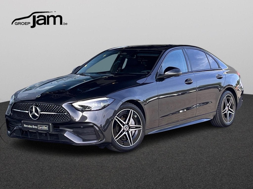 Mercedes-Benz C-klasse 300 d AMG Line + PANO, Auto's, Mercedes-Benz, Te koop, C-Klasse, 360° camera, Airbags, Airconditioning