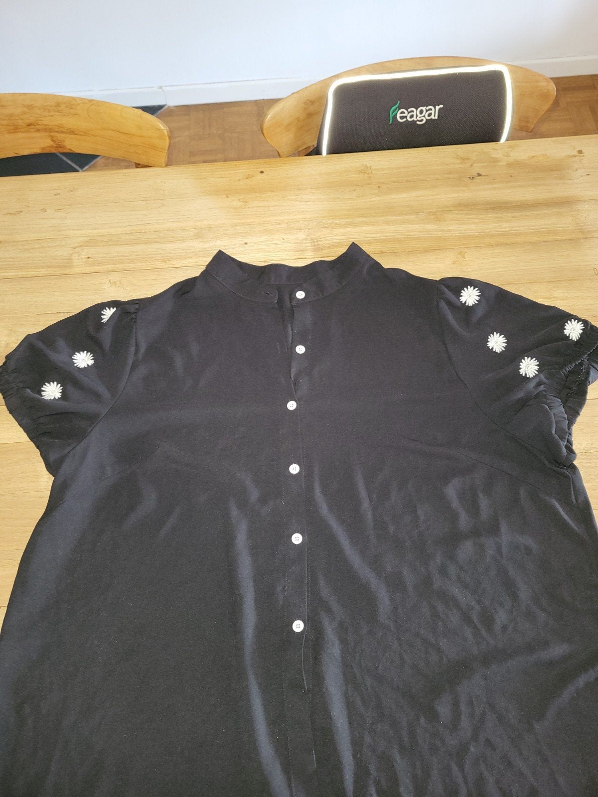 chemisier noir 3xl, Envoi, Comme neuf, Noir, Chemisier ou Tunique