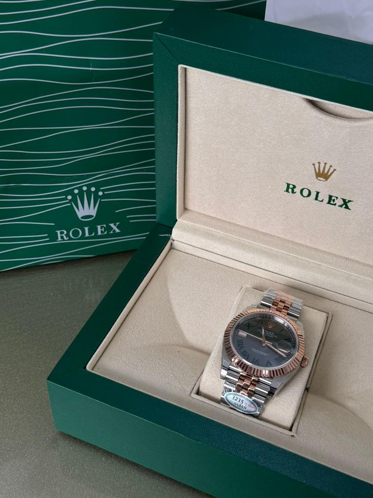 Rolex Datejust Wimbledon, Batgirl, Ophalen of Verzenden, Zo goed als nieuw, Rolex