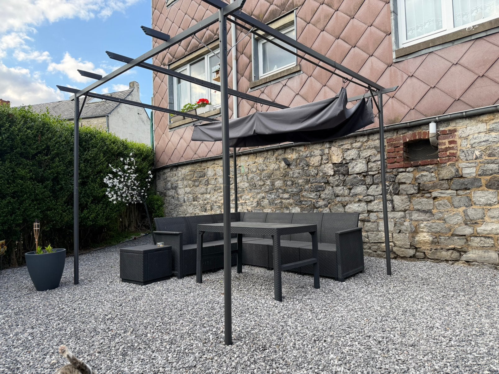 Pergola 3x3, Jardin & Terrasse, Enlèvement, Comme neuf