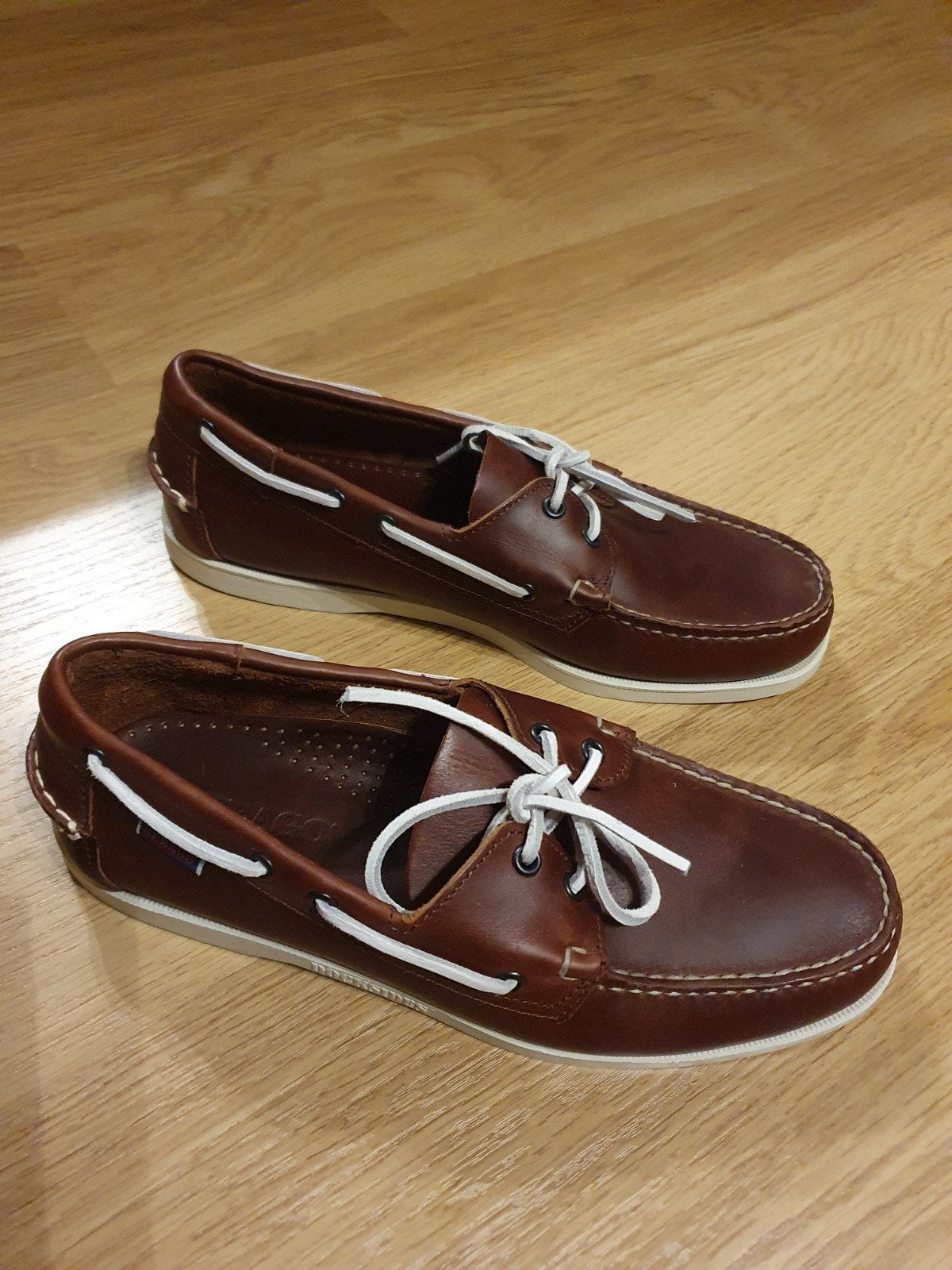 Sebago Docksides  bruine bootschoenen, Enlèvement, Comme neuf, Brun, Sebago