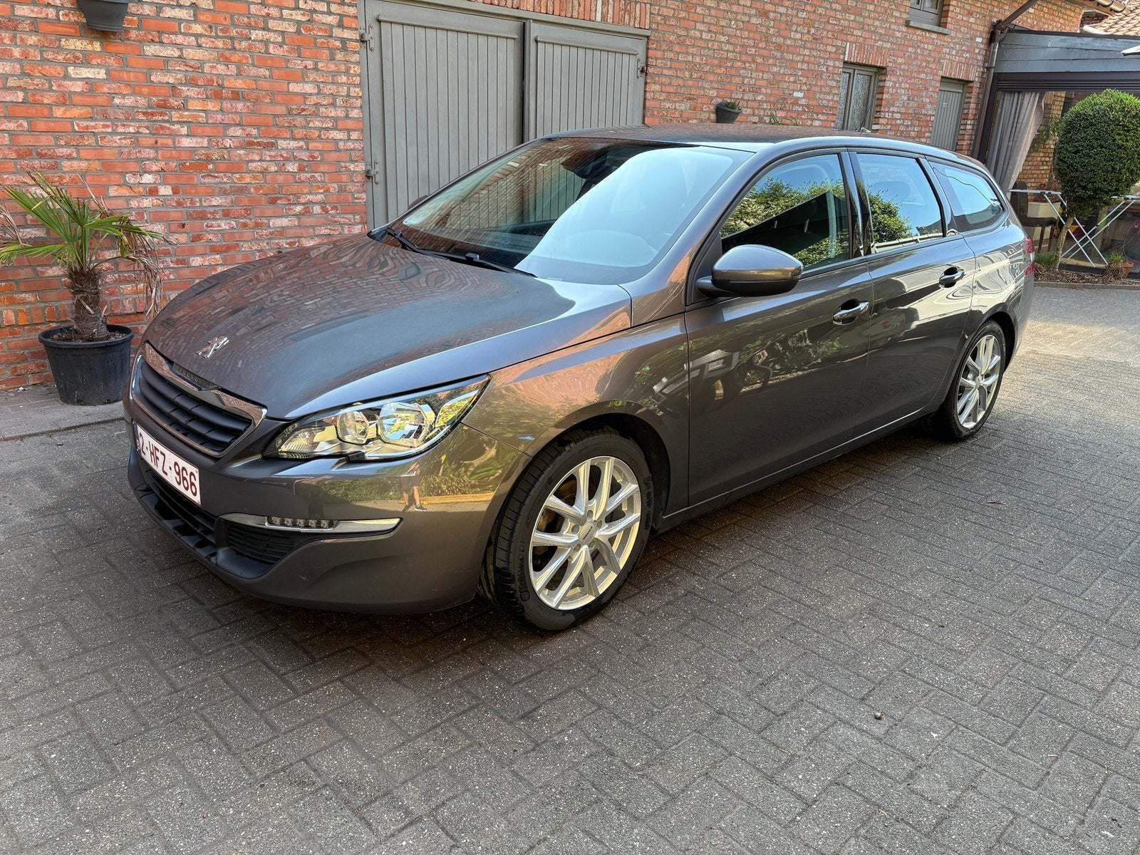 Peugeot 308 BJ 2016 1.2 Benzine airco garantie, Argent ou Gris, Achat, Euro 6, Entreprise