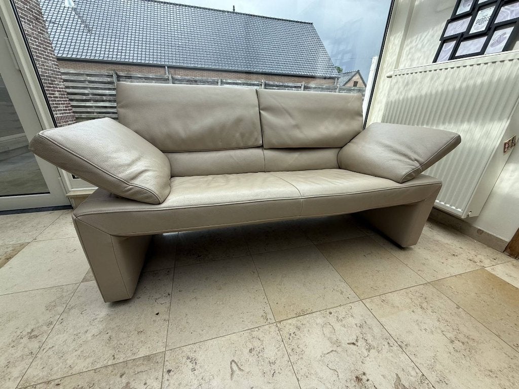 JORI Espalda 2-zits lederen design bank, Ophalen, Gebruikt, 150 tot 200 cm, Tweepersoons