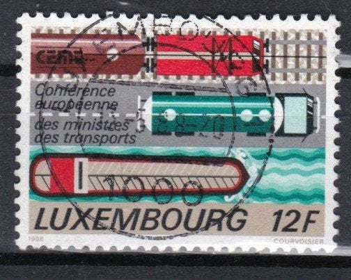 Luxembourg 1988 - N 1194, Timbres & Monnaies, Envoi, Luxembourg, Affranchi
