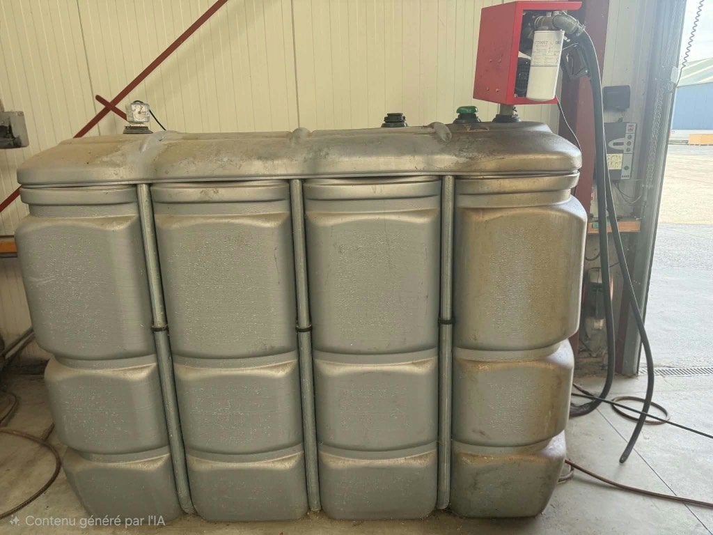 Cuve a mazout de 2000 litres avec pompe, Enlèvement, Utilisé