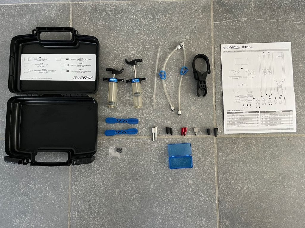 ParkTool BKD-I Hydraulische rem ontluchtingsset DOTvloeistof, Fietsen en Brommers, Fietsaccessoires | Fietsgereedschap, Ophalen of Verzenden