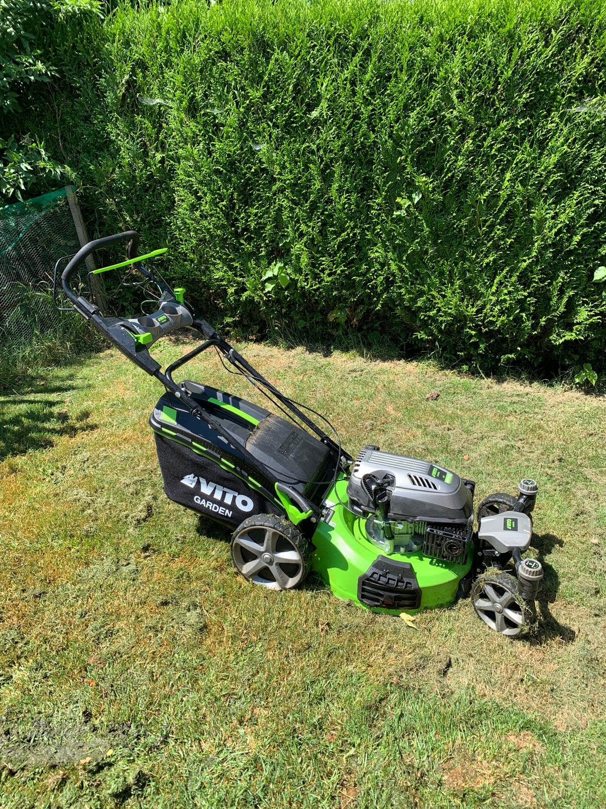 Tondeuse thermique 6,5cv roues pivotantes, Jardin & Terrasse, Tondeuses à gazon, Enlèvement, Comme neuf