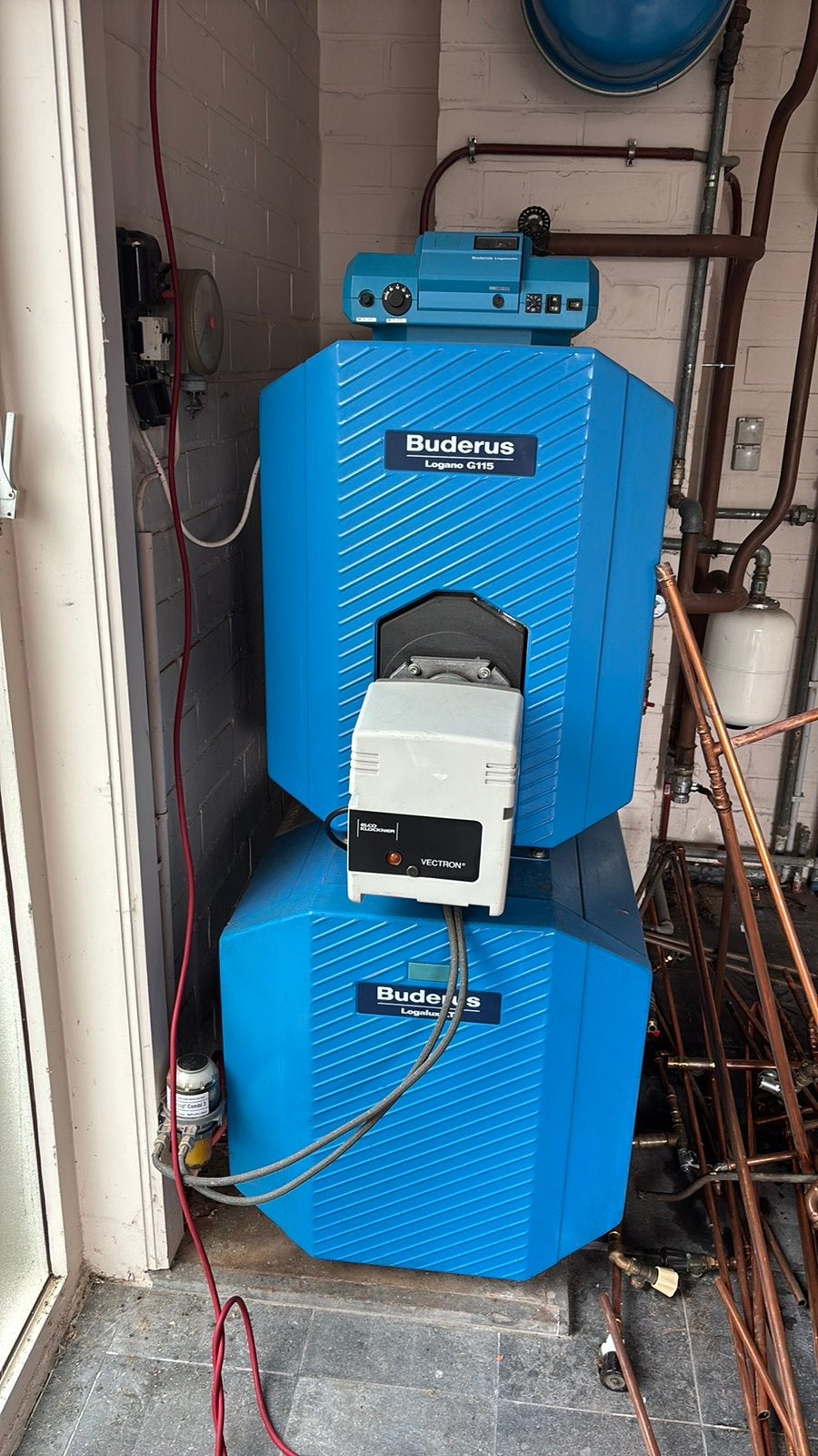 Buderus Logano G115 ketel + regeling, Enlèvement, Utilisé, Autres types