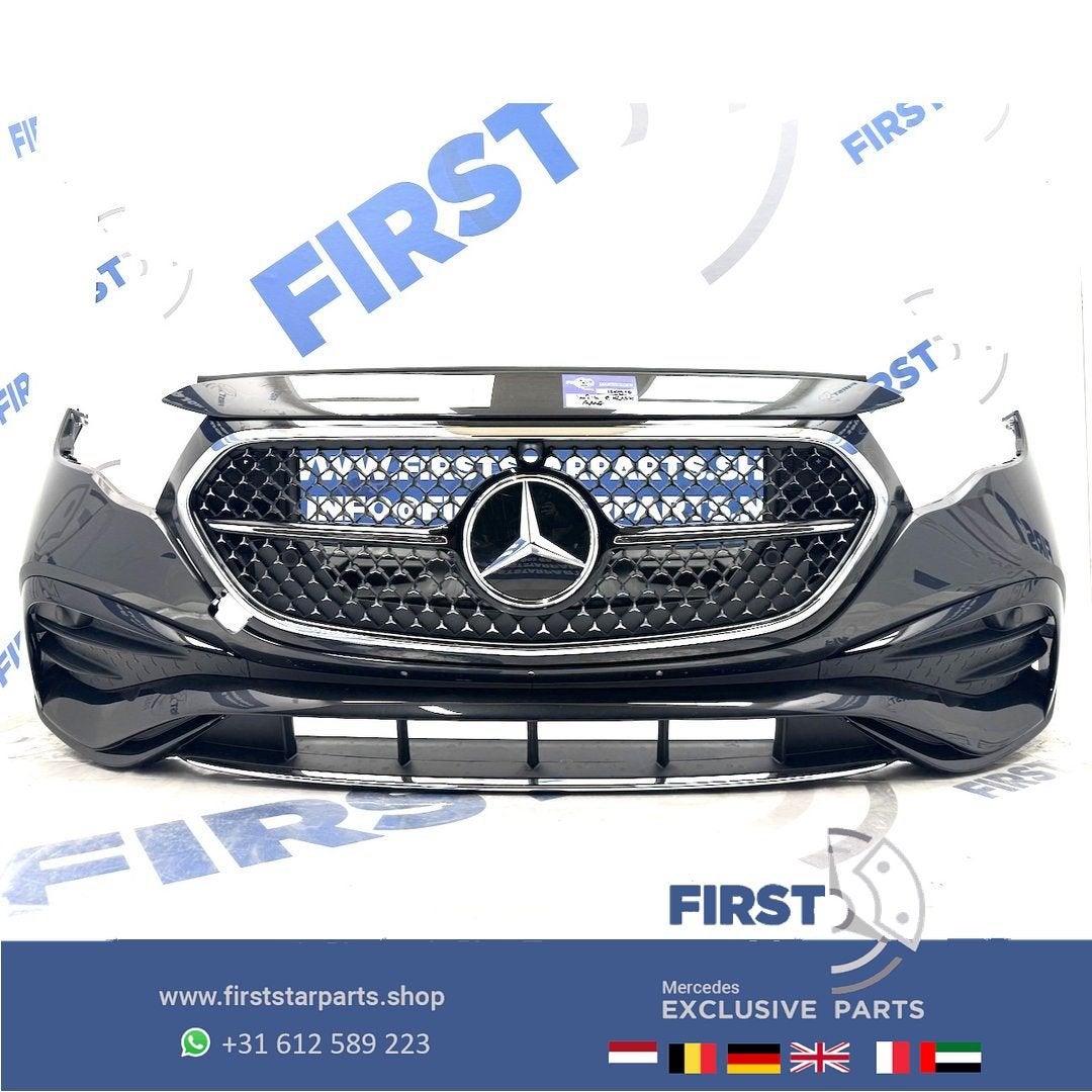 W214 AMG BUMPER MERCEDES E KLASSE VOORBUMPER BUMPER COMPLEET, Gebruikt, -, Voor, Ophalen of Verzenden