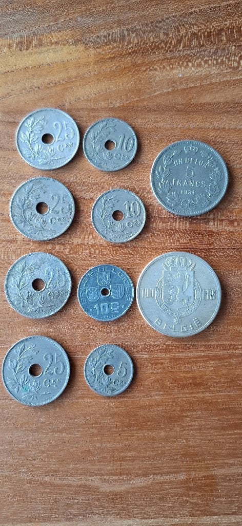 Belgische oude munten, Postzegels en Munten, Ophalen, Zilver, Losse munt, Zilver