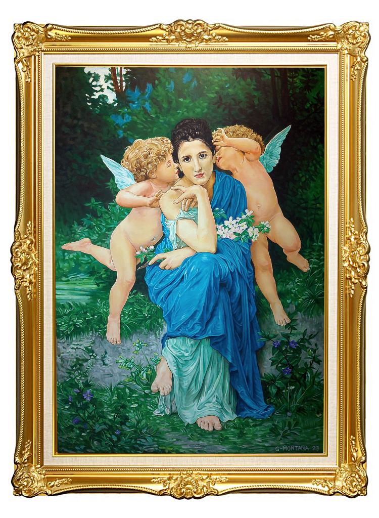 Chansons De Printemps - Peinture, Antiquités & Art, Art | Peinture | Classique, Enlèvement