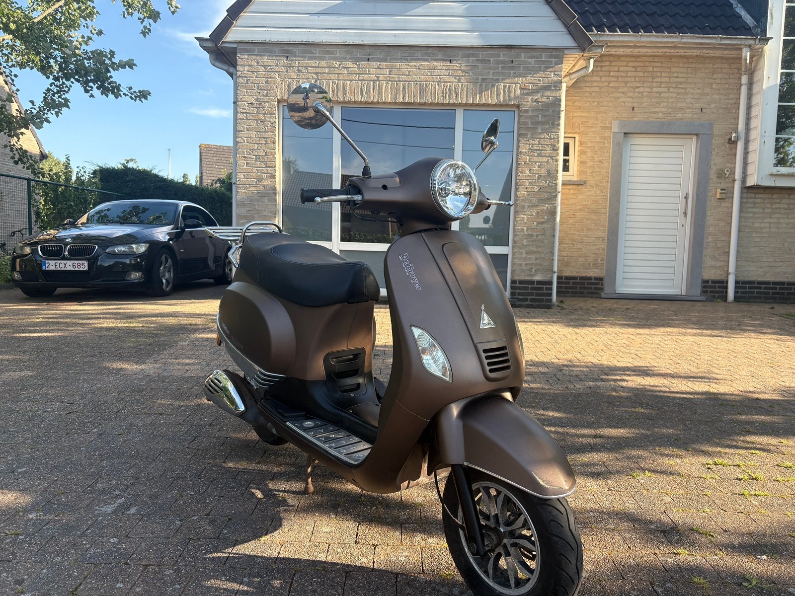 Vespa look scooter 3000km! Topstaat!