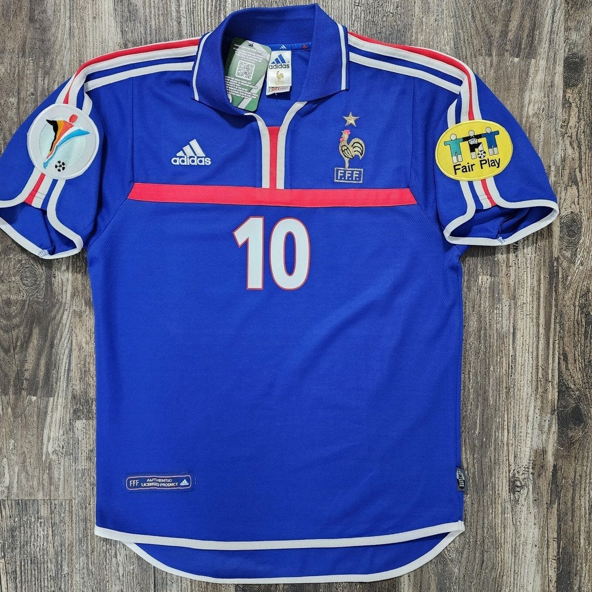 Frankrijk Zidane Voetbalshirt Finale EK EURO 2000, Ophalen of Verzenden