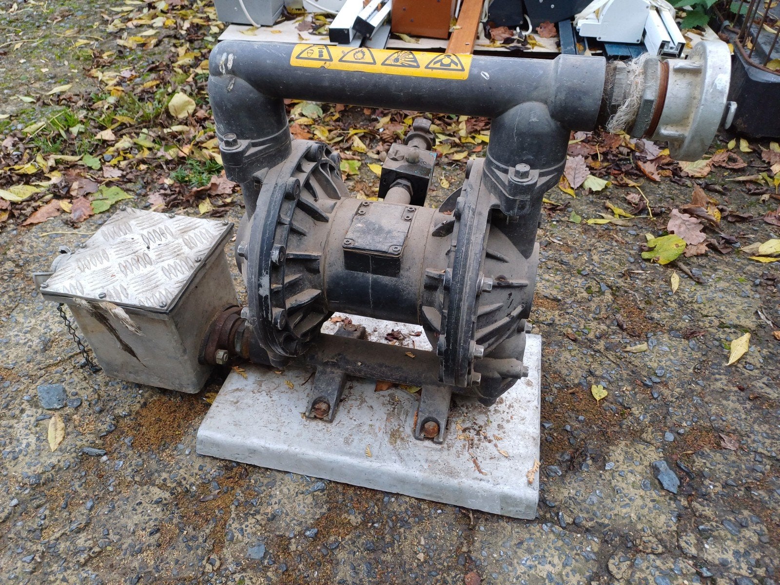 pompe pneumatiques, Enlèvement