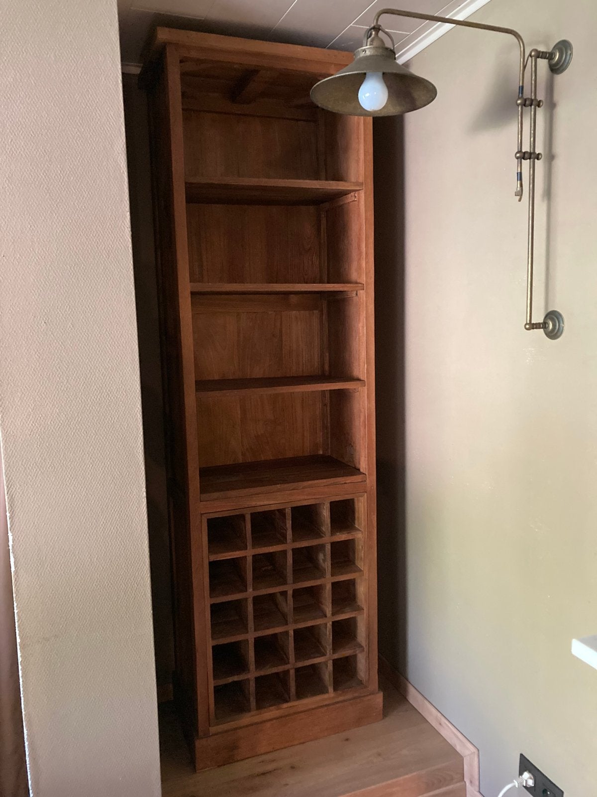 Mooi kast wijn / boeken, Huis en Inrichting, Ophalen, Gebruikt