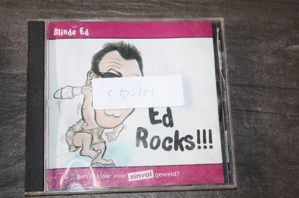 Blinde Ed – Ed Rocks [cd] – Zwarte Cross-uitgave - 2006, Eerste persing, Verzenden, Overige genres, Zo goed als nieuw