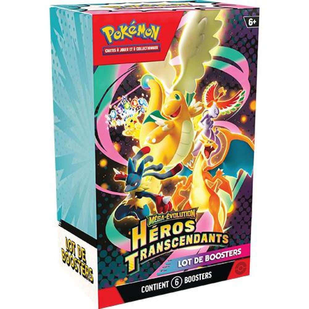 Pokemon Bundle 6 boosters FR Héros Transcendants ME 2.5, Enlèvement, Neuf, Booster box