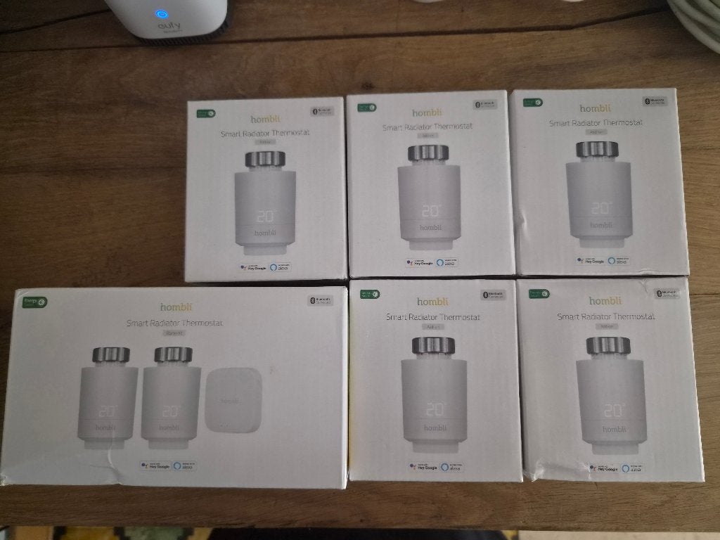 Hombli slimme radiatorknoppen + starterset, Doe-het-zelf en Bouw, Thermostaten, Ophalen, Slimme thermostaat, Nieuw