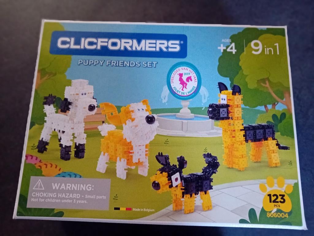 Clicformers pet friends 123 stukjes, Kinderen en Baby's, Speelgoed | Bouwstenen, Ophalen, Zo goed als nieuw, Overige merken