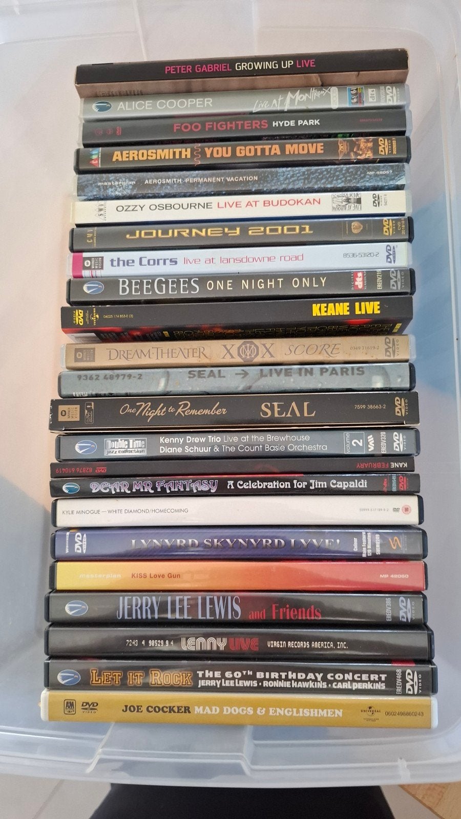 Grand lot de 23 DVD musicaux – concerts & rock – 60 €, CD & DVD, CD | Compilations, Enlèvement, Utilisé, Pop
