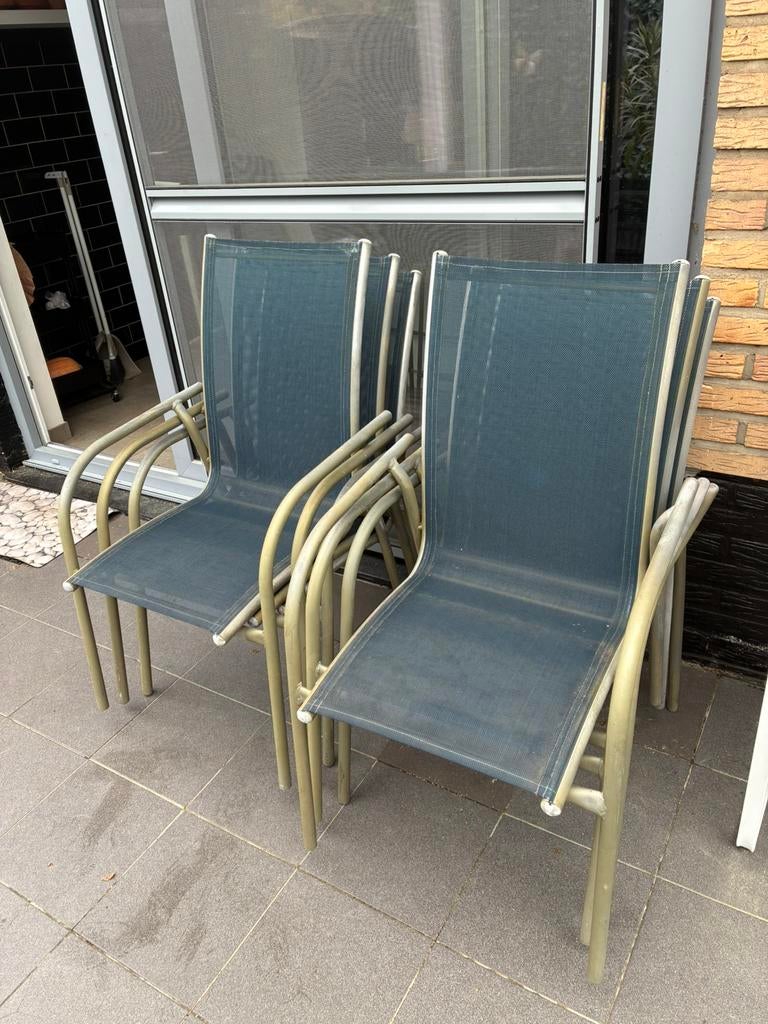 Terras stoelen, Tuin en Terras, Ophalen, Zo goed als nieuw
