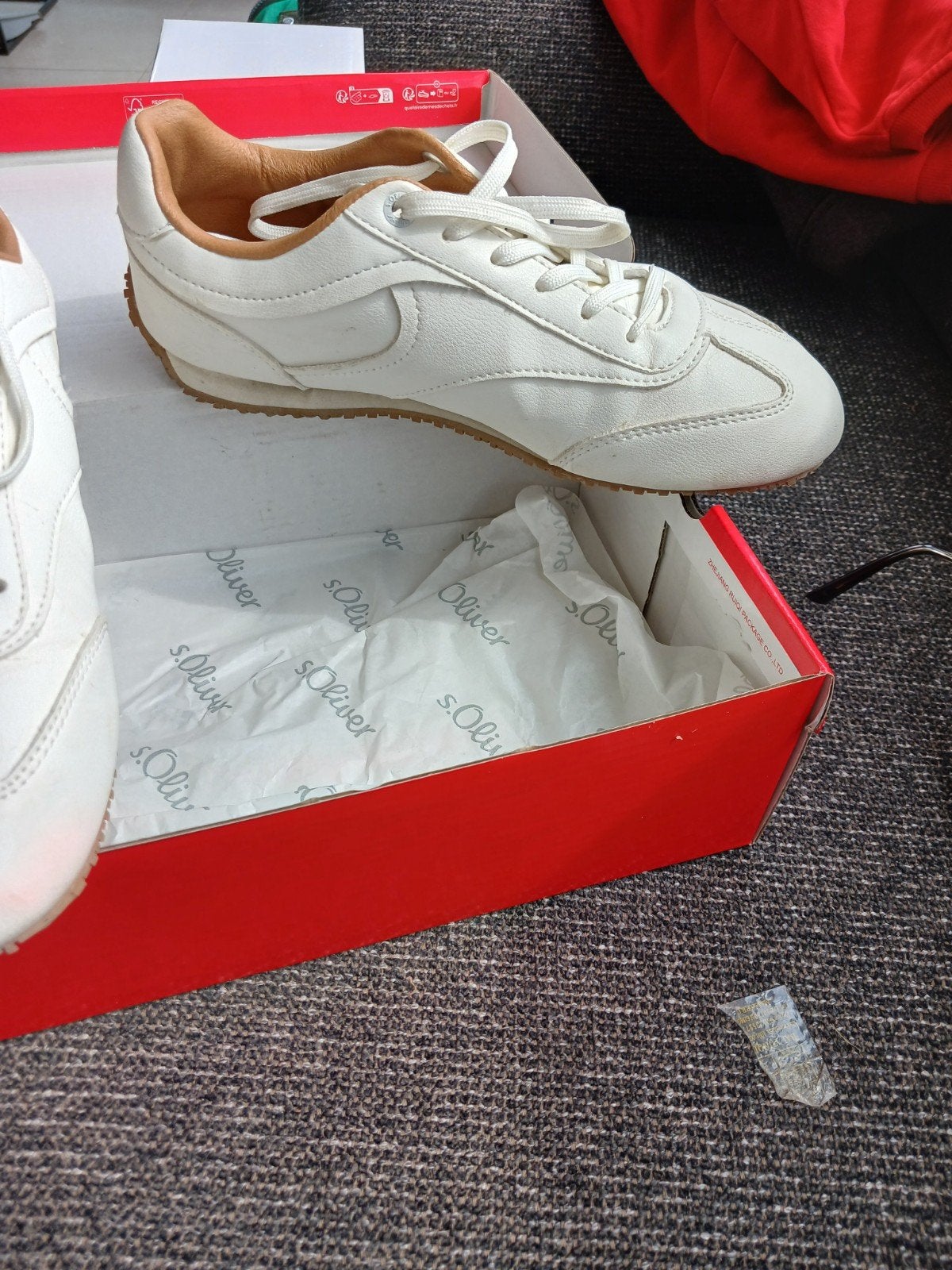 sneakers van s.oliver wit maat 37, Enlèvement ou Envoi, Blanc, Sneakers et Baskets