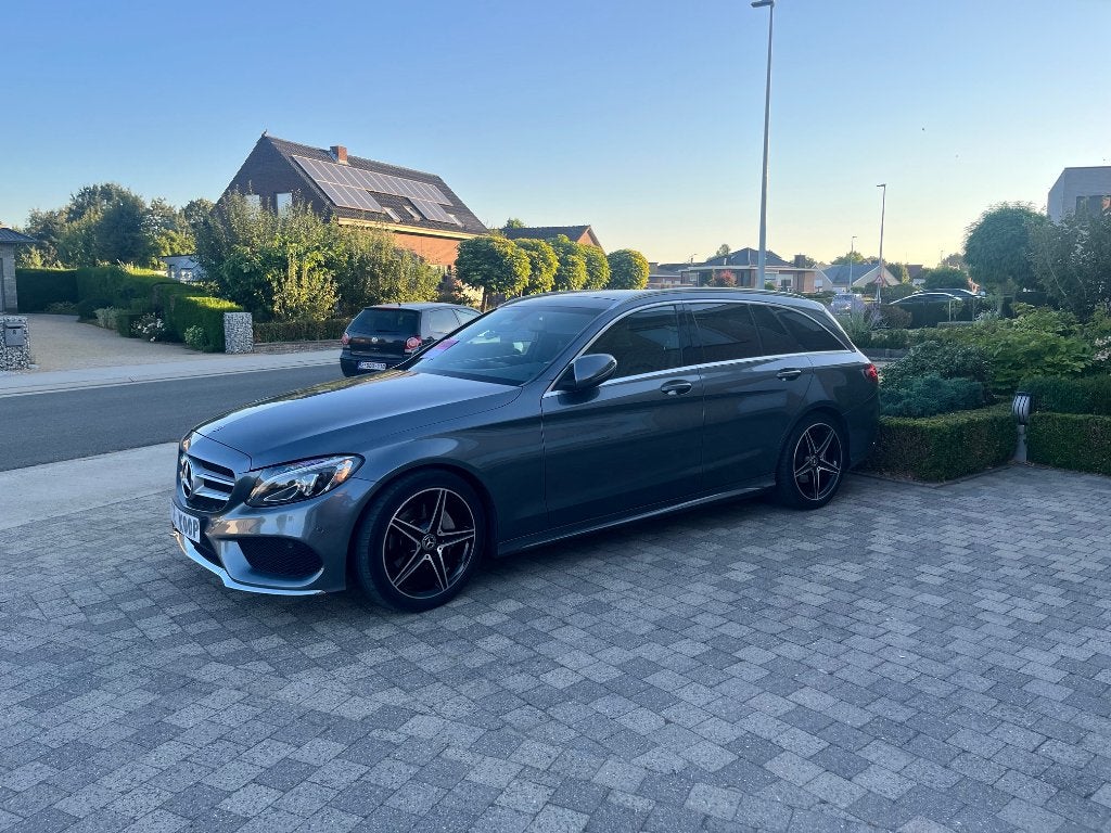 MERCEDES C220D BREAK AMG LINE 170 PK   03/2018, Autos, Achat, Euro 6, Noir, 5 portes