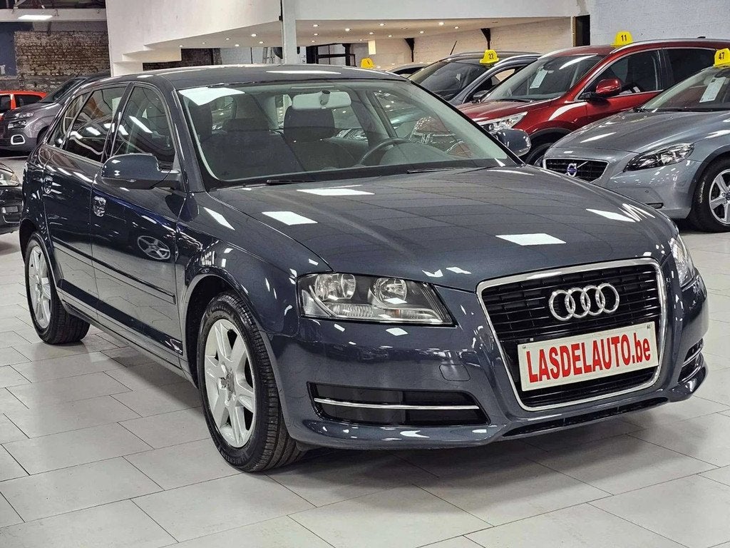 Audi A3 Sportback 1.4 TFSI 1 Propriétaire Boîte Auto Bi-Zo, Automaat, Stof, Gebruikt, Zwart