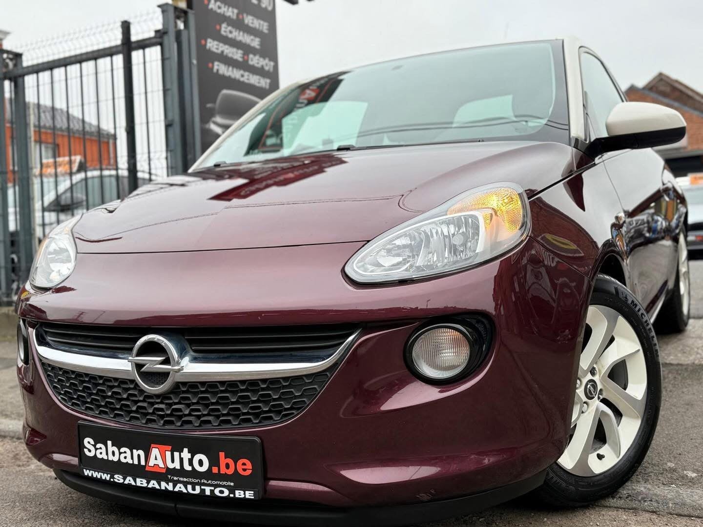Opel Adam 1.2 Essence Bi-Ton ( 51 kw - 69 cv ) Slam 2014, Autos, Cuir, Entreprise, Boîte manuelle, Autres couleurs