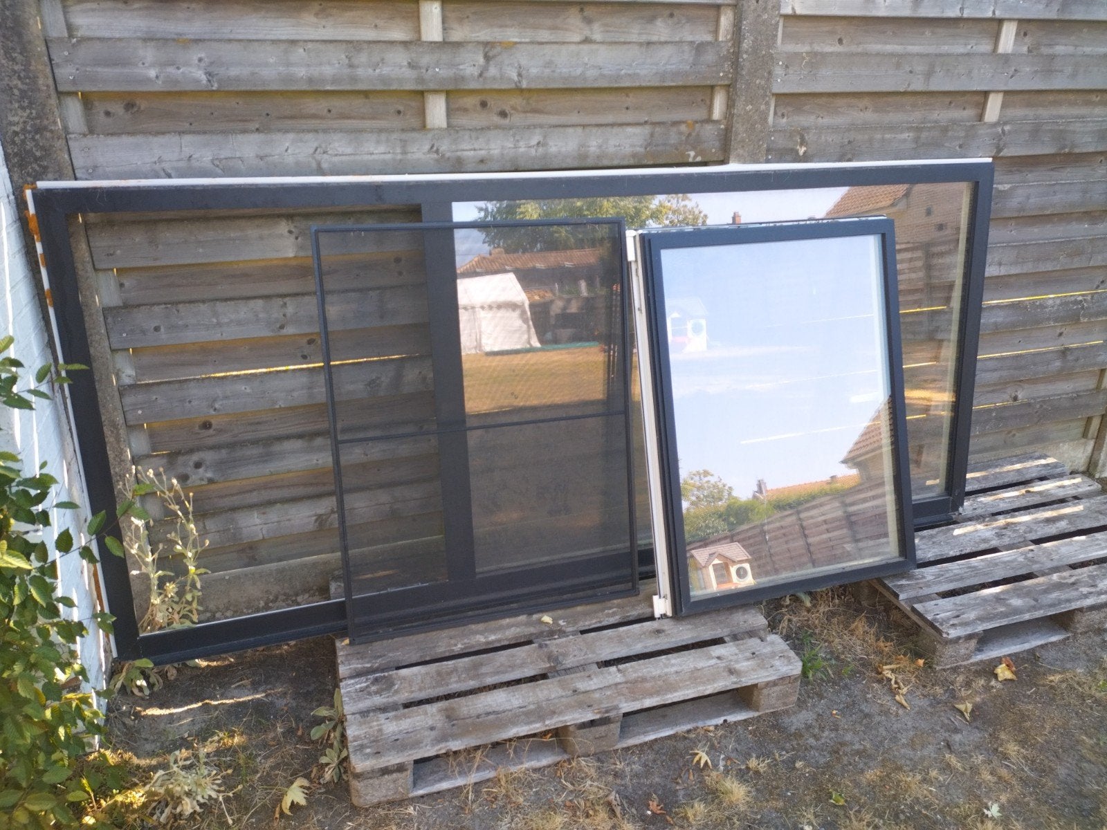 alu raam 273x120cm, Doe-het-zelf en Bouw, Ophalen, Gevelraam of Ruit, Gebruikt, 120 tot 160 cm