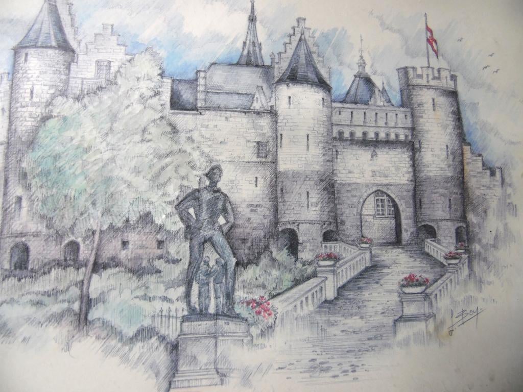 Pen tekening, Enlèvement