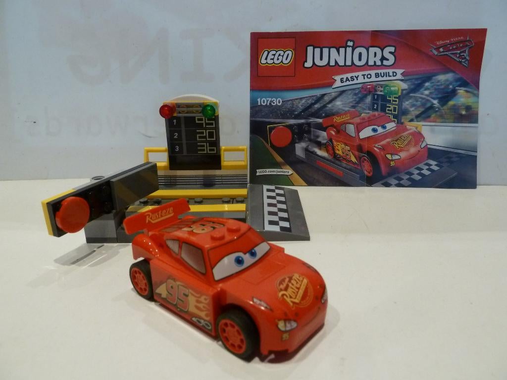 Lego Juniors Cars 3 10730 Lightning McQueen Speed Launcher, Compleet, Overige thema's, Lego, Ophalen of Verzenden