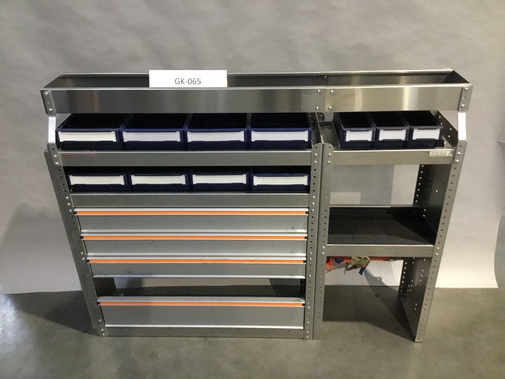 Aluminium Finnerup bedrijfswagen inrichting GK-065, Ophalen of Verzenden