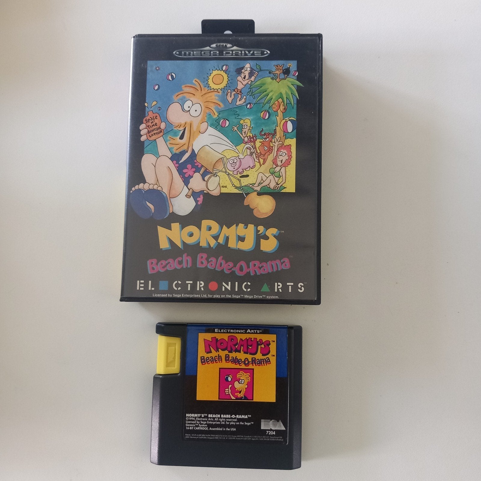 Normy's Beach Babe-o-Rama Sega Mega Drive pal, Ophalen of Verzenden, Mega Drive
