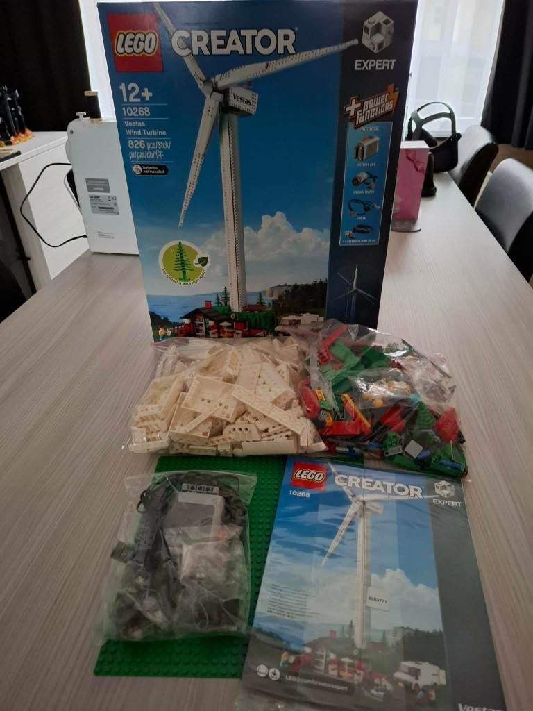 Éolienne Vestas 10268, Instructions incluses, Enlèvement ou Envoi, Lego, Ensemble complet