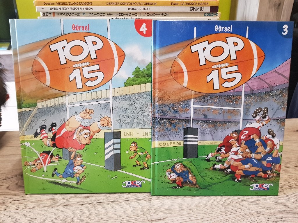 av 2 bd Top 15 pour 3.00 euro, Meerdere stripboeken, Ophalen of Verzenden, Zo goed als nieuw